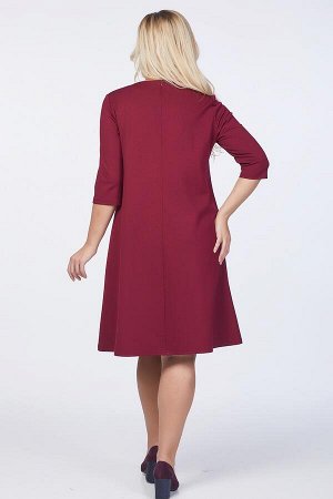 Платье Донна №2.Цвет:бордовый