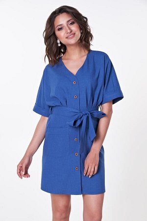 Платье Эльмира №1.Цвет:синий