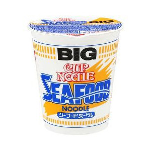 Лапша Nissin "Cup Noodle BIG" большая чашка с морепродуктами, 104гр