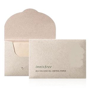 Innisfree Jeju Volcanic Oil Control Paper Матирующие салфетки с вулканическим пеплом 50 шт