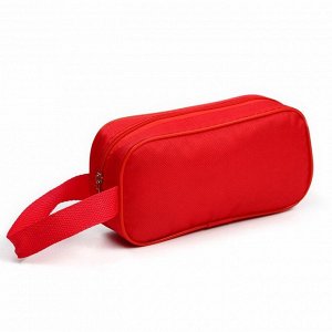 Сумка детская на молнии, 22x11x1.5 см, для девочки, косметичка, Минни Маус