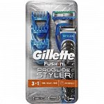 Gillette Станок бритвенный STYLER с 1 сменной кассетой Fusion ProGlide Power + батарейка АА