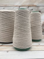 Пряжа для вязания 100 гр., Lana/seta 80% меринос 20% буретный шелк (кардная пряжа) 900м/100г Perfectly pale (серовато-бежевый)