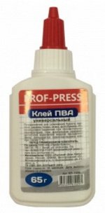 Клей ПВА 65г. с дозатором