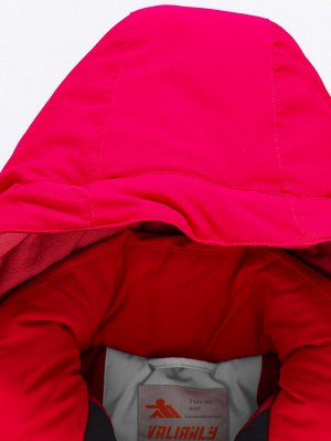 Горнолыжный костюм зимний для девочки красного цвета 9424Kr