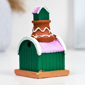 Фигурка полистоун TAKE IT EASY «Домик ратуша», 4.5x4.5x8.5 см