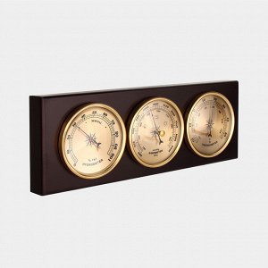 Барометр механический, с метеостанцией, 32x11x3.5 см