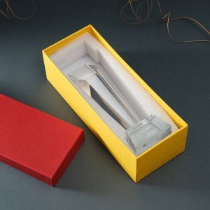 Фигурка стекло «Стела наградная. Приз - Делай», 8x8x22 см