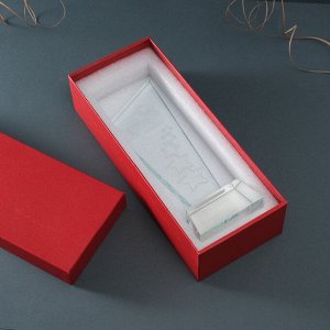 Фигурка стекло «Стела наградная. Звёзды - Я горжусь тобой!« 8x8x23 см