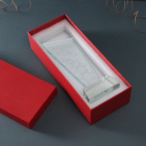 Фигурка стекло «Стела наградная. Звёзды - Прирождённый лидер», 8x8x23 см