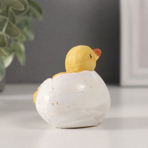 Фигурка полистоун «Жёлтый утёнок в скорлупе», 5x6x7 см, МИКС