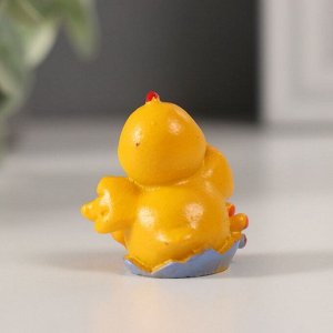 Фигурка полистоун «Цыпа почтальон с письмом», 2.6x3x3.3 см