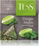 Чай Тесс пирамида Ginger Mojito 1,8г 1/20шт