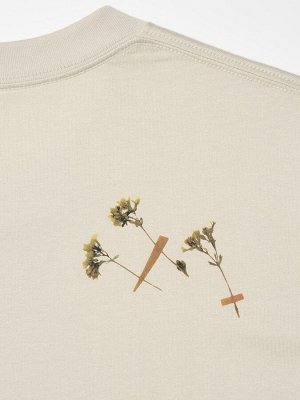 UNIQLO Футболка унисекc, натуральный