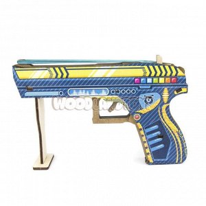 WoodLand Toys Пистолет с резинками, Космобой, 125104