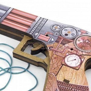 Пистолет с резинками, СтимПанк, 125108