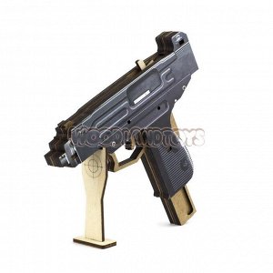 WoodLand Toys Пистолет с резинками, Автомат УЗИ, 125110