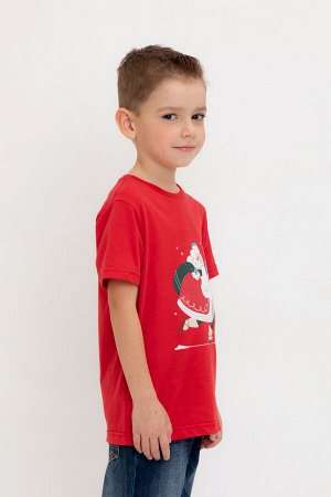 Фуфайка(Осень-Зима)+boys (насыщенно-красный)