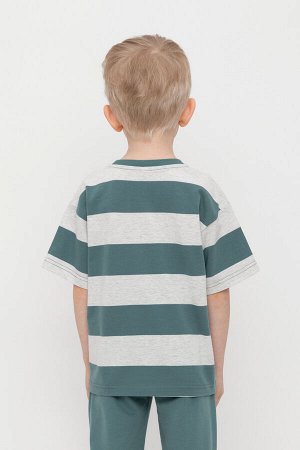 Фуфайка(Осень-Зима)+boys (темный малахит, полоска к530)