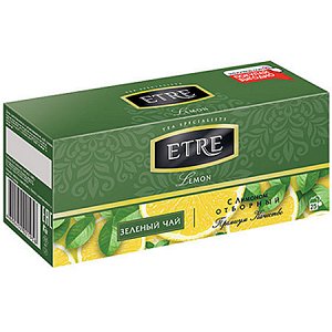 Чай Этре (Etre) зеленый с лимоном