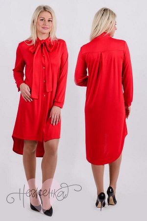Платье П 563 (красный)