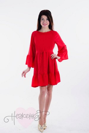 Платье П 666 (красный)
