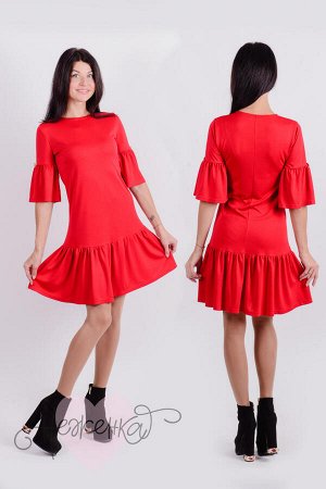 Платье П 507 (красный)