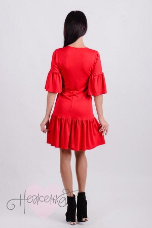 Платье П 507 (красный)