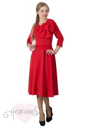 Платье П 490 (красный)
