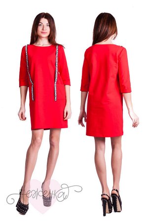Платье П 594 (красный)