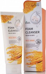 Пенка для умывания Ekel  с экстрактом коричневого риса Rice Bran Foam Cleanser