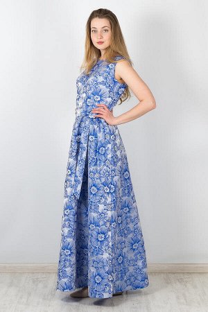#70393 Платье Голубой