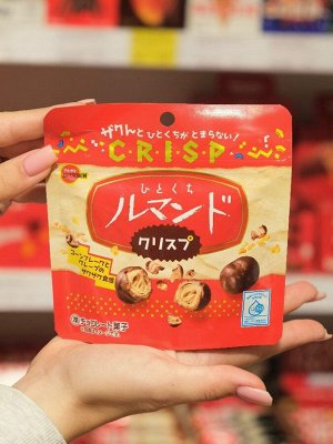 Печенье Le Monde Mini "Супер хруст" с кукурузными хлопьями Bourbon 47 гр Японские сладости