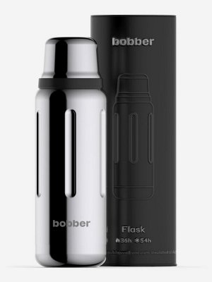 Термос Bobber (Flask-770 Glossy) [26х8.4см, 770мл, нерж. сталь, пластик, силикон, 488г]