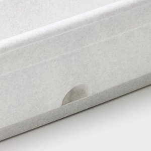 Ящик балконный для цветов 80x20x17 см, 16 л, белый