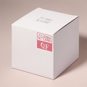 Органайзер для ватных палочек, с крышкой, d=9.5x12 см, прозрачный