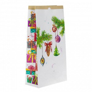 Пакет крафтовый «Время подарков», 32 х 64 х 16 см