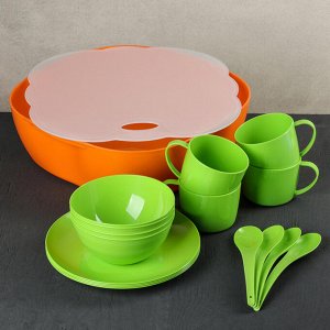 Набор посуды MiX, на 4 персоны, 18 предметов