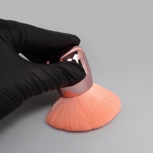 Кисть для смахивания опила, d=4x8,5 см, розовая