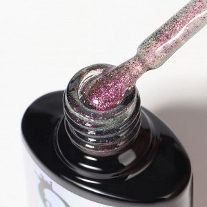 Гель лак для ногтей «Chameleon», кошачий глаз, 3-х фазный, 8мл, LED/UV, цвет зелёный/розовый (03)