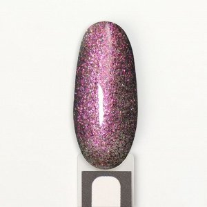 Гель лак для ногтей «Chameleon», кошачий глаз, 3-х фазный, 8мл, LED/UV, цвет зелёный/розовый (03)