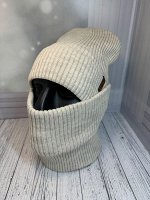 КОМПЛЕКТ ЖЕНСКИЙ ШАПКА+ СНУД НА ФЛИСЕ