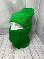 КОМПЛЕКТ ЖЕНСКИЙ ШАПКА+ СНУД НА ФЛИСЕ