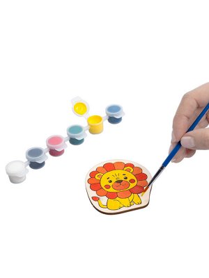 Роспись по дереву "Животные" (фигурки) Magic ART