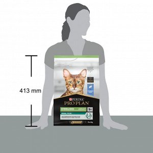 Сухой корм PRO PLAN® Sterilised Adult RENAL PLUS для взрослых стерилизованных кошек, с кроликом, 3 кг