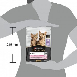 Сухой корм PRO PLAN® DELICATE DIGESTION для котят с чувствительным пищеварением, с высоким содержанием индейки, 200 г
