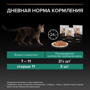 Влажный корм PRO PLAN® MAINTENANCE для взрослых кошек старше 7 лет, с индейкой в соусе, 85 г