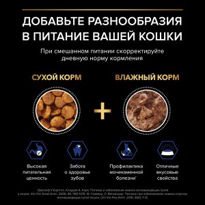 Влажный корм PRO PLAN® INDOOR для взрослых кошек, живущих дома, с лососем в соусе, 85 г