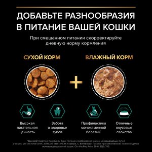 Влажный корм PRO PLAN® Sterilised MAINTENANCE для взрослых стерилизованных кошек, с индейкой в соусе, 85 г