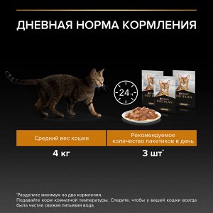 Влажный корм PRO PLAN® DERMA CARE для взрослых кошек для здоровья кожи и красоты шерсти, с треской в соусе, 85г